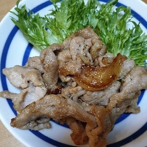 焼肉のタレをちょっとプラス☆豚の生姜焼き